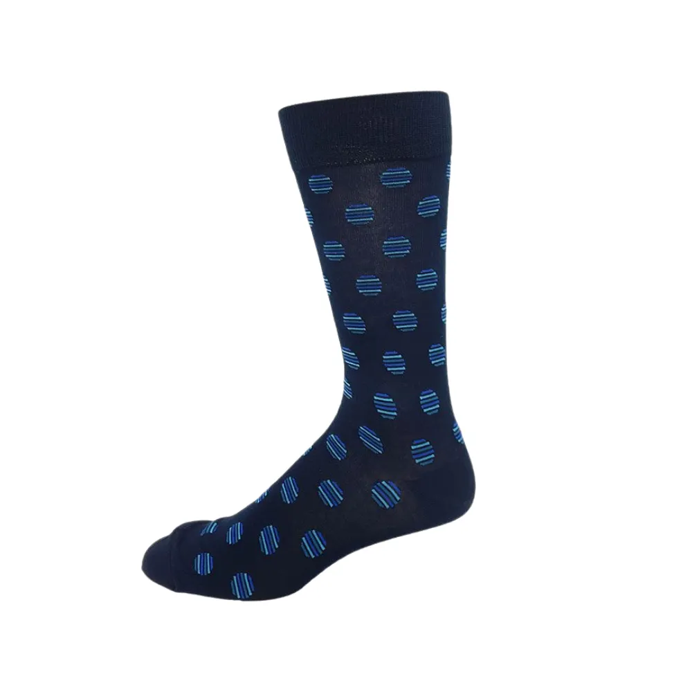 "Dash Dot" Bamboo Socks by Vagden - Large