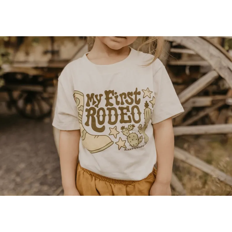 Rivet Apparel Co. My First Rodeo Western Kids Tee