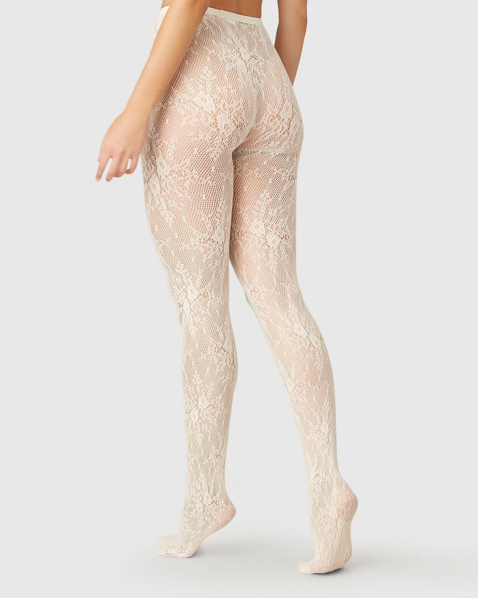 ROSA LACE SOKKABUXUR IVORY