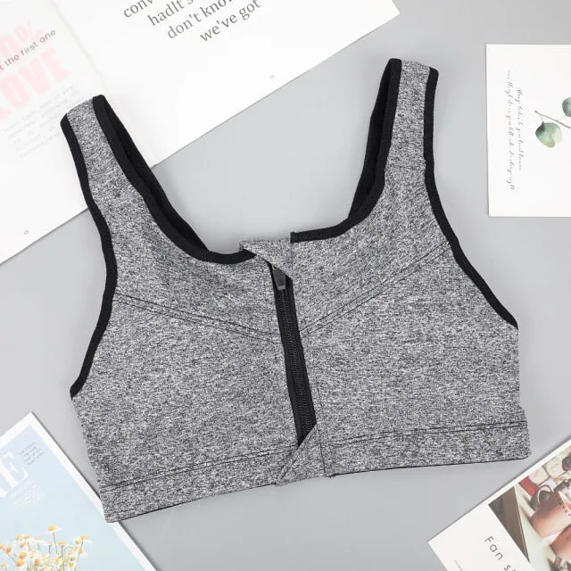 Sexy Breathable Ladies' Push Up Mesh Fitness Crop Tops