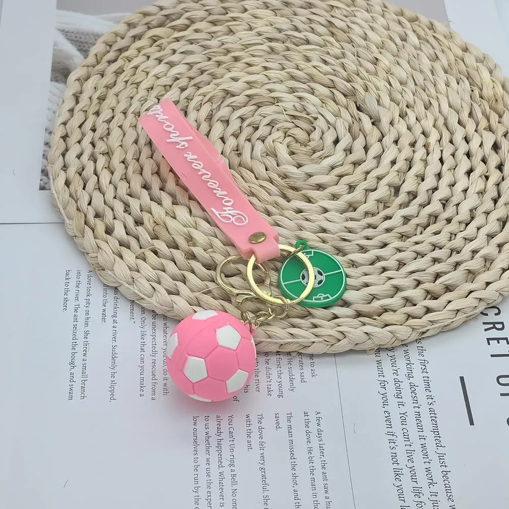 Soccer Keychain Sports Ball Key Chain Football KeyRings Gift for Boys Girls Men Women