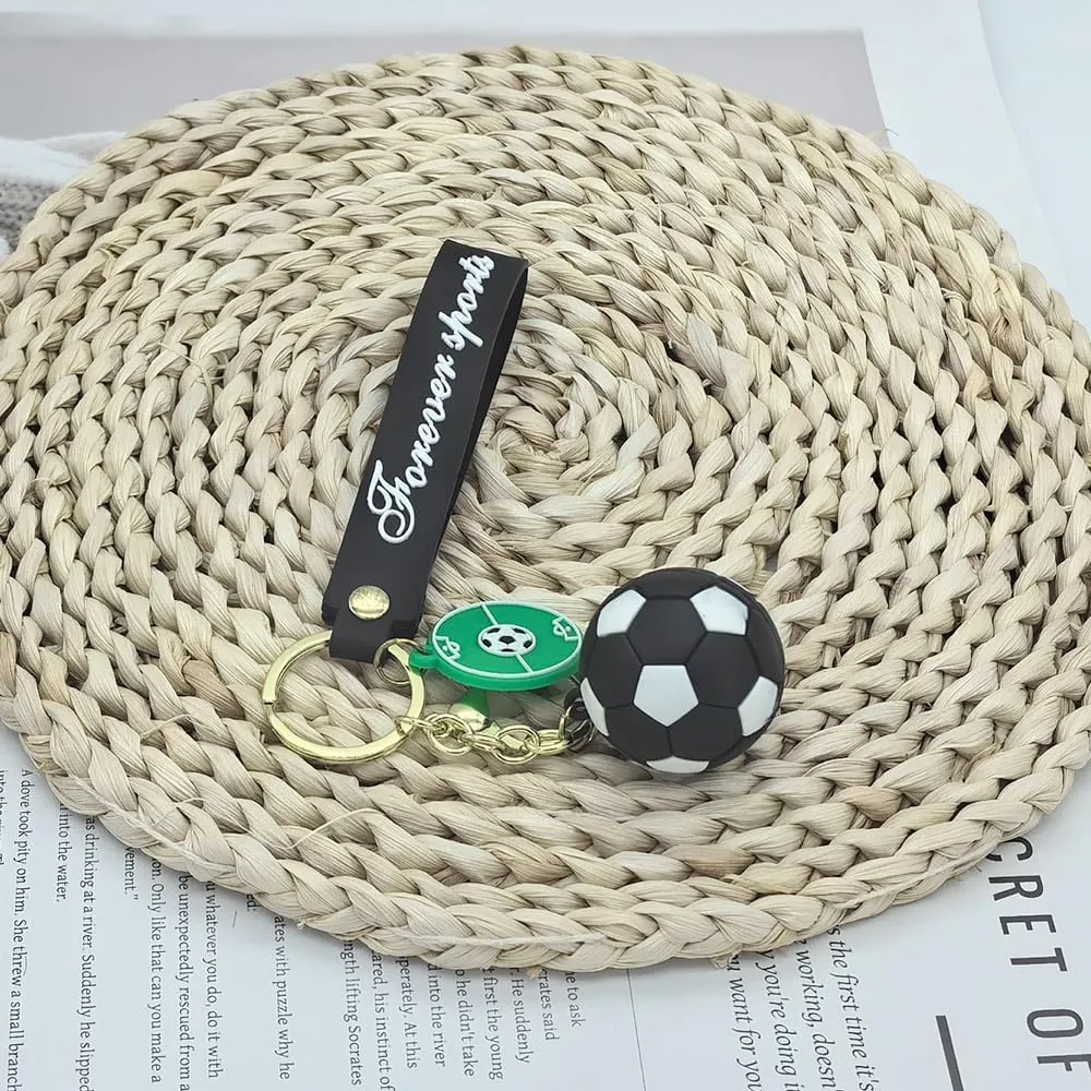 Soccer Keychain Sports Ball Key Chain Football KeyRings Gift for Boys Girls Men Women