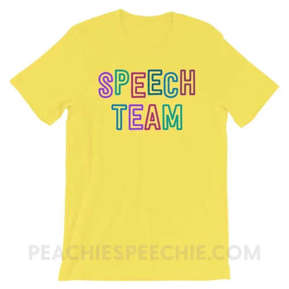 Speech Team Premium Soft Tee