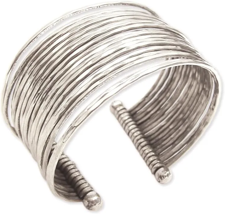 SPUNKYsoul New! Boho Metal Cuff Bangle Bracelets for Women in Silver Gold or Multi Toned Copper l Collection