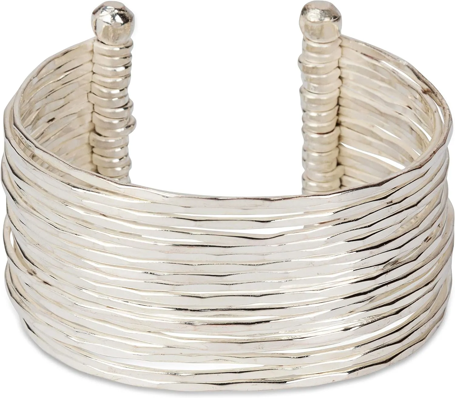 SPUNKYsoul New! Boho Metal Cuff Bangle Bracelets for Women in Silver Gold or Multi Toned Copper l Collection