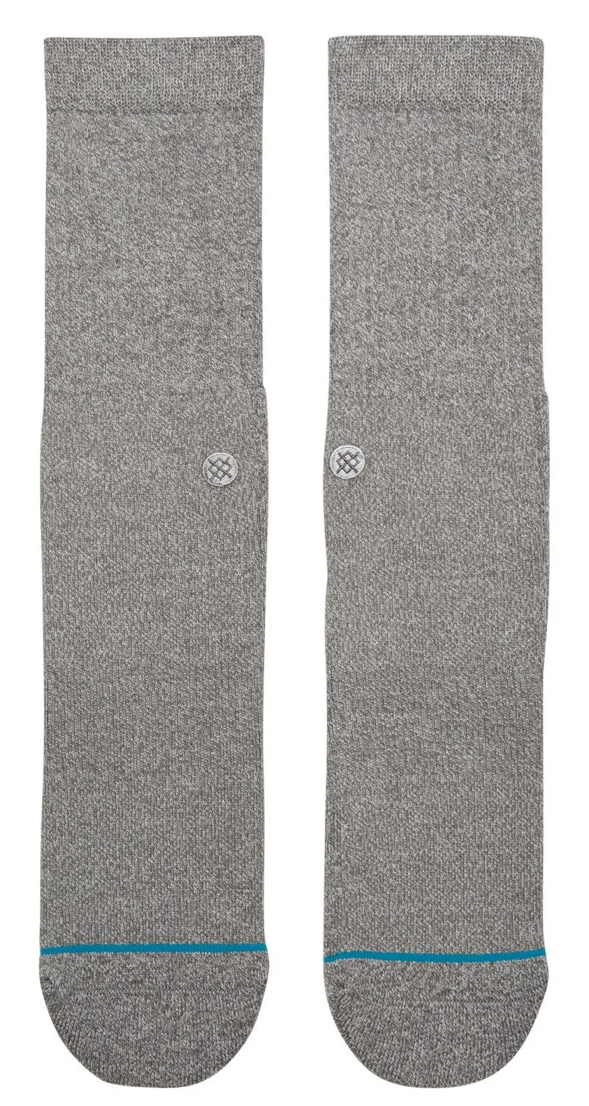 Stance Socks Mens Uncommon Icon Crew Heather Grey