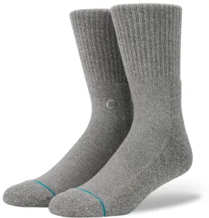 Stance Socks Mens Uncommon Icon Crew Heather Grey