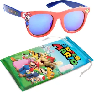 Sun-Staches Super Mario Sunglasses - Comfortable, & Durable UV-Protective Sunglasses
