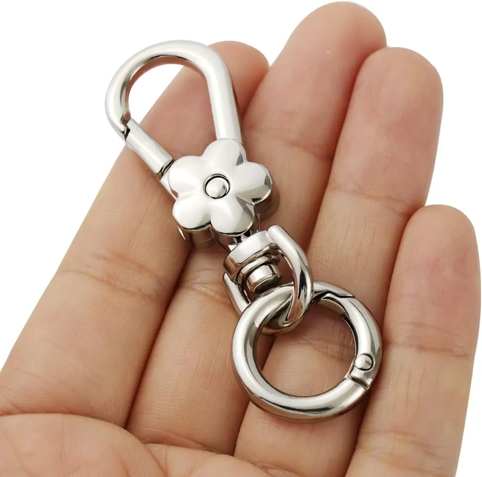 TANJUN 2pcs Key Chain Quick Release Key Ring, Car Keychain Holder Clip with Easy Detachable Valet for Men and Women, bags