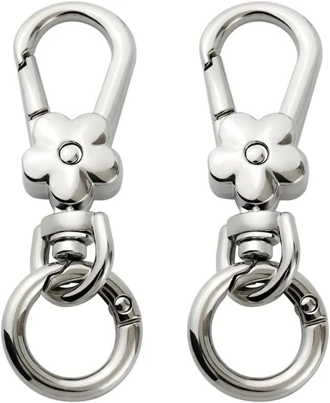 TANJUN 2pcs Key Chain Quick Release Key Ring, Car Keychain Holder Clip with Easy Detachable Valet for Men and Women, bags