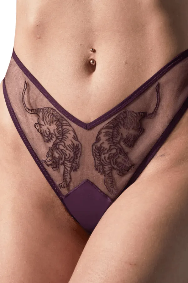 Tigris Thong - Purple