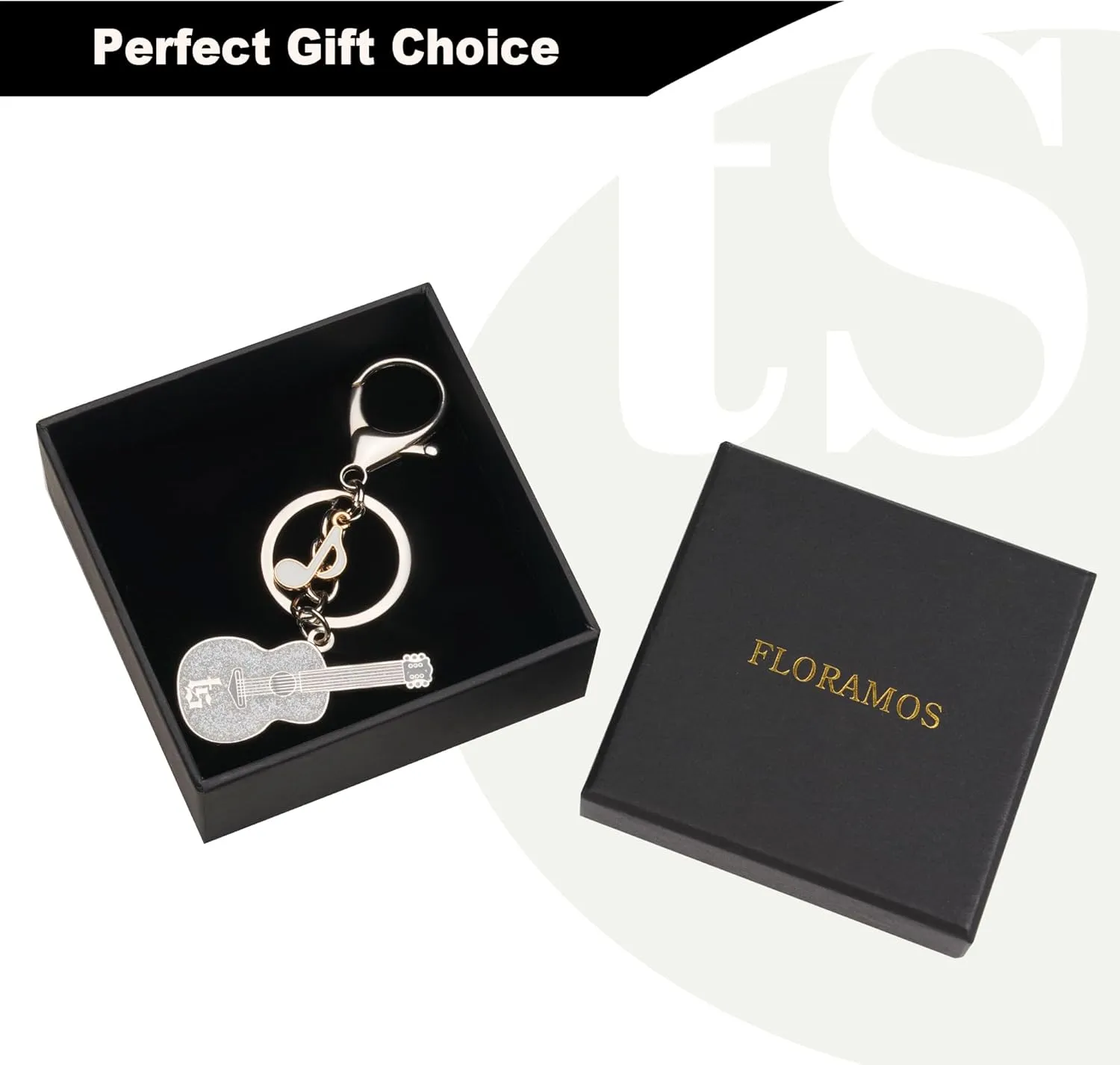 TS-inspired Guitar Keychains, Music Lovers Key Ring, Friendship Gifts for Women, Fans Merch