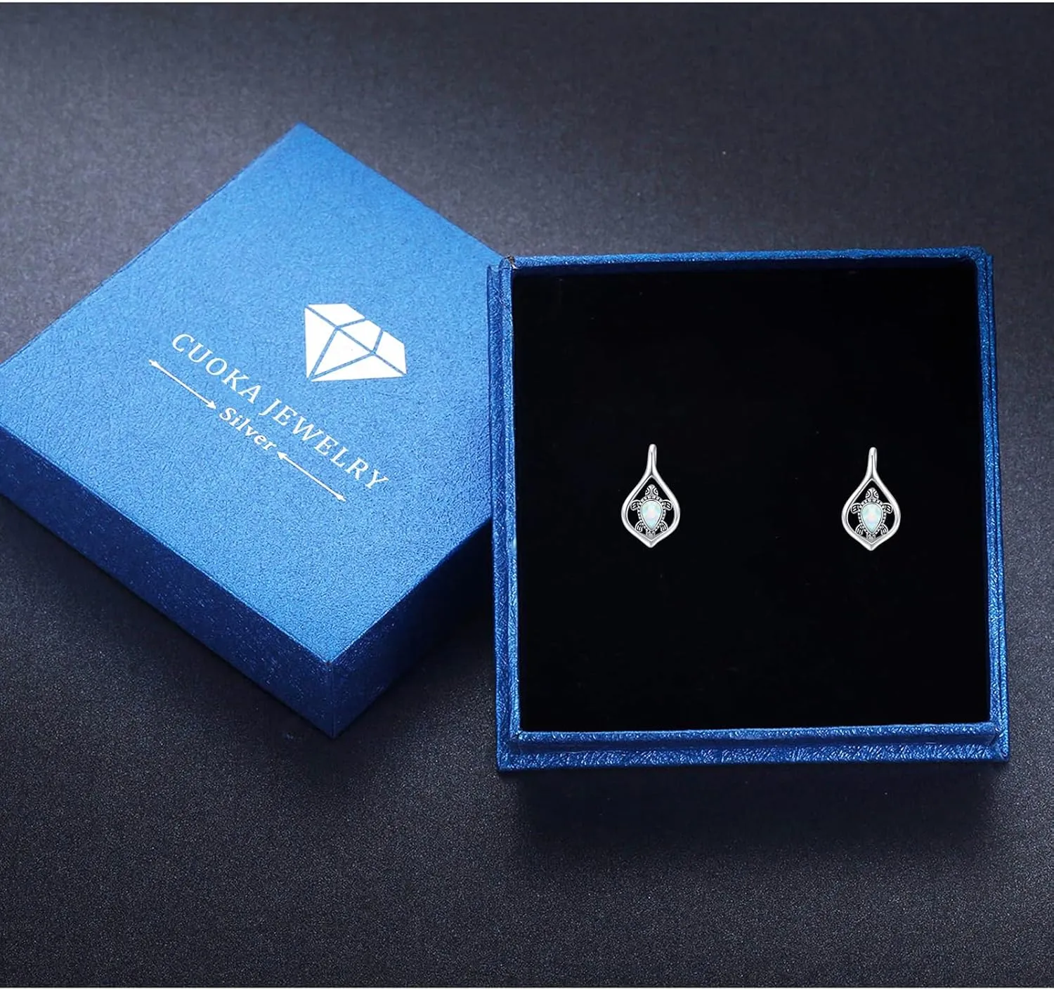 Turtle/Bunny Earrings 925 Sterling Silver Cute Animal Leverback Hoop Earring,Summer Bohemia Beach Theme Jewelry Gift for Women