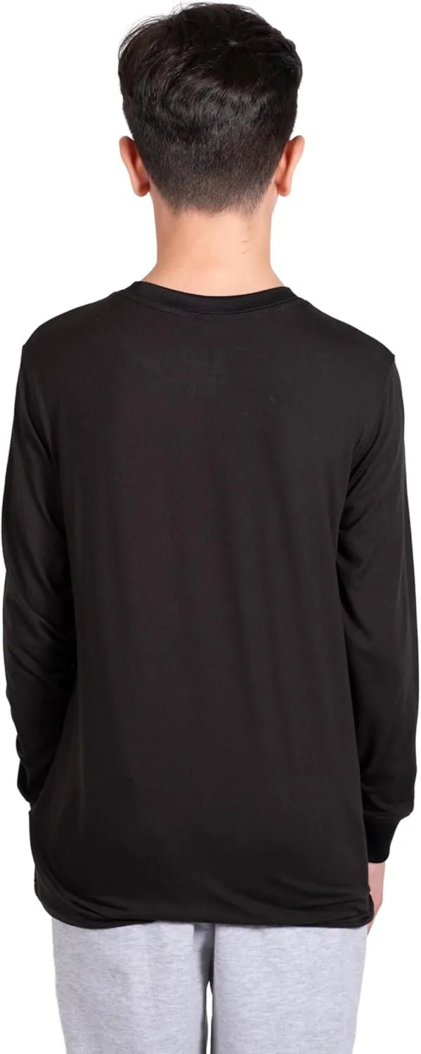 Ultra Game NBA Official Youth Super Soft Long Sleeve T-Shirt, Utah Jazz, Team Color|Utah Jazz
