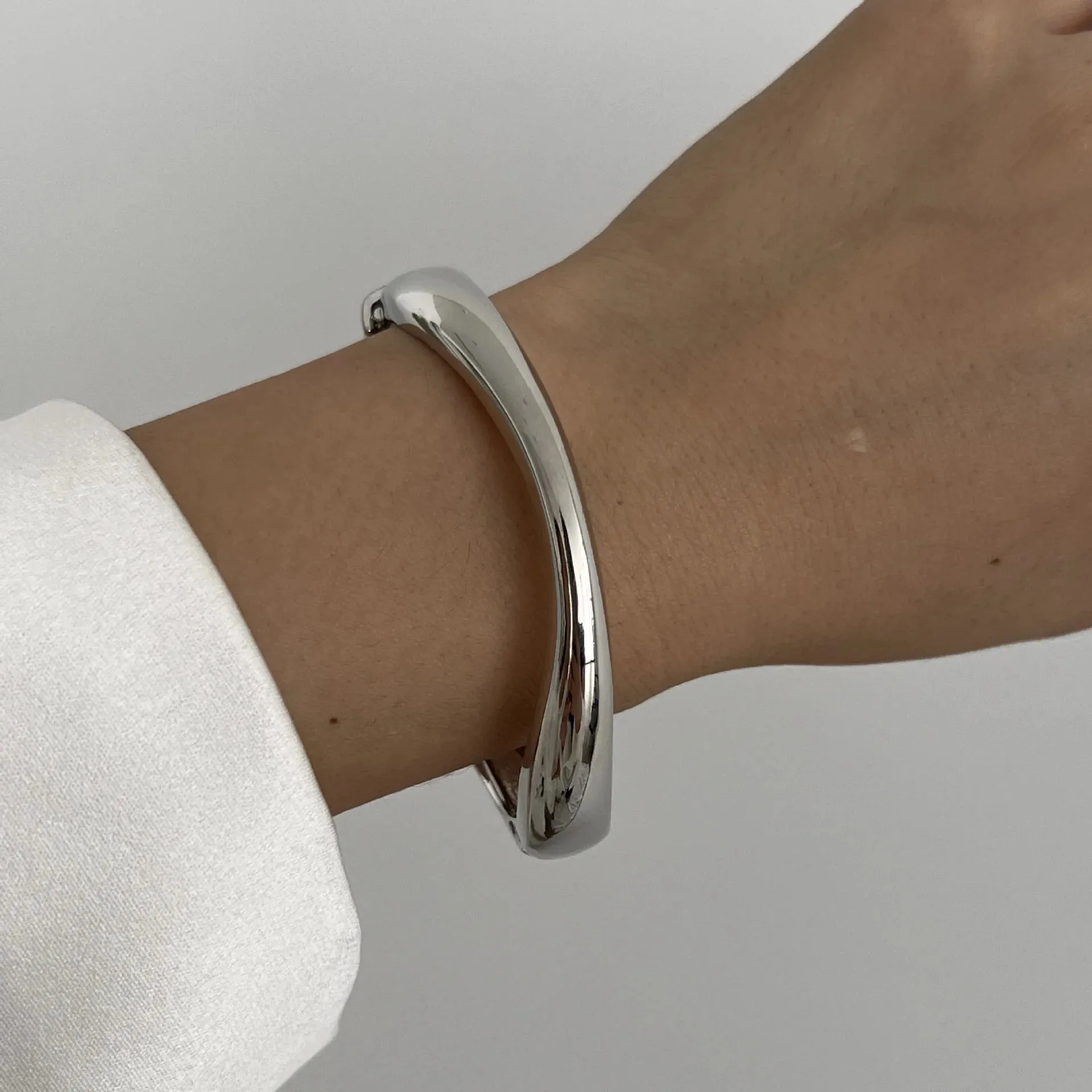 Vintage Hip Hop Cuff Bangles  Punk Metal Bracelets for Women & Men