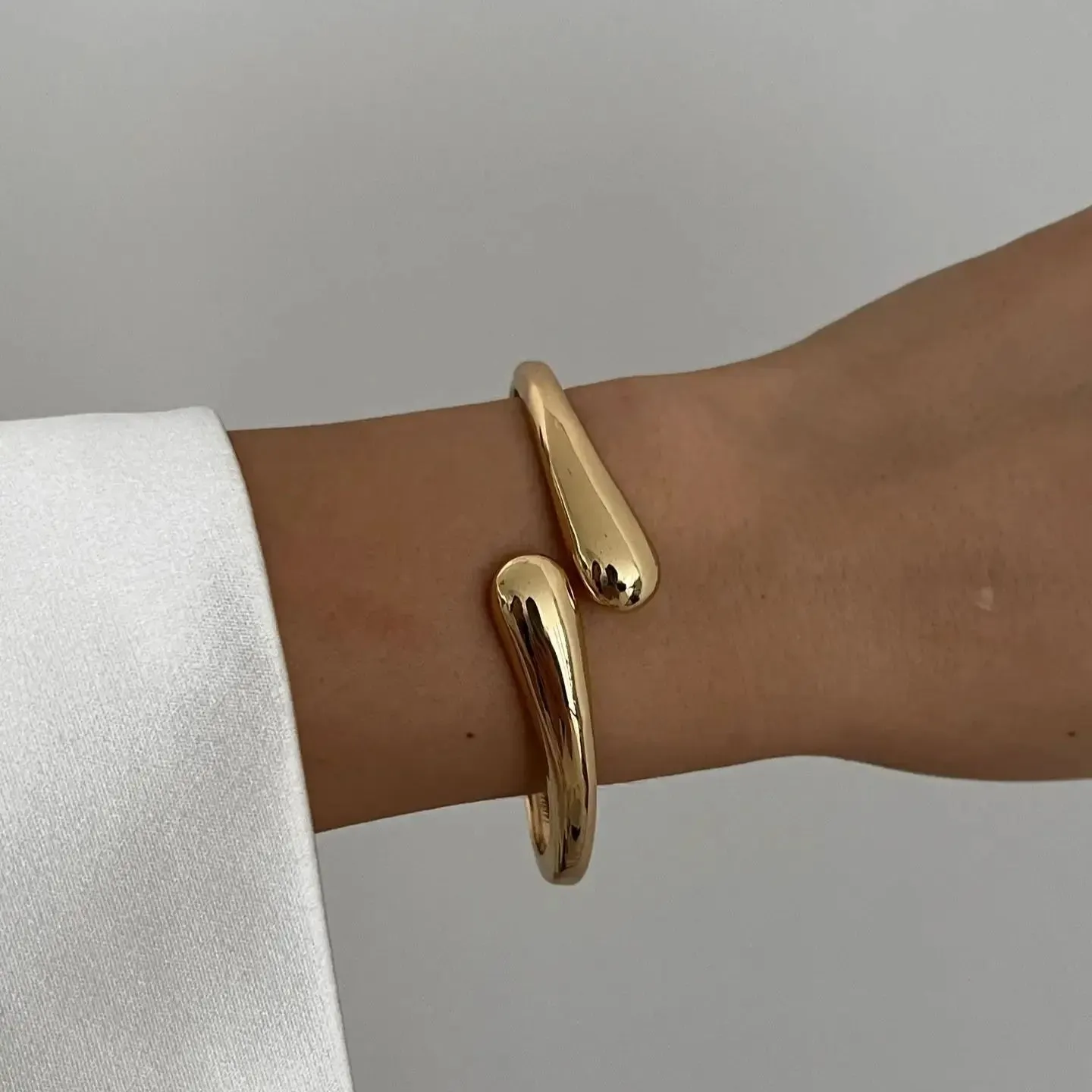 Vintage Hip Hop Cuff Bangles  Punk Metal Bracelets for Women & Men