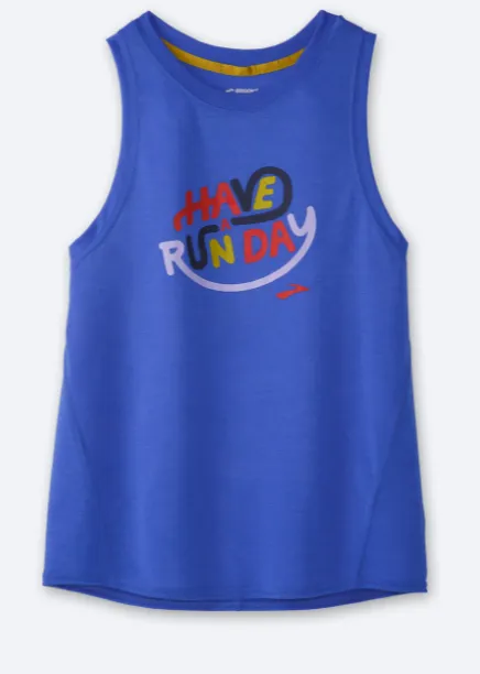 W Brooks Distance Graphic Run Day Tank