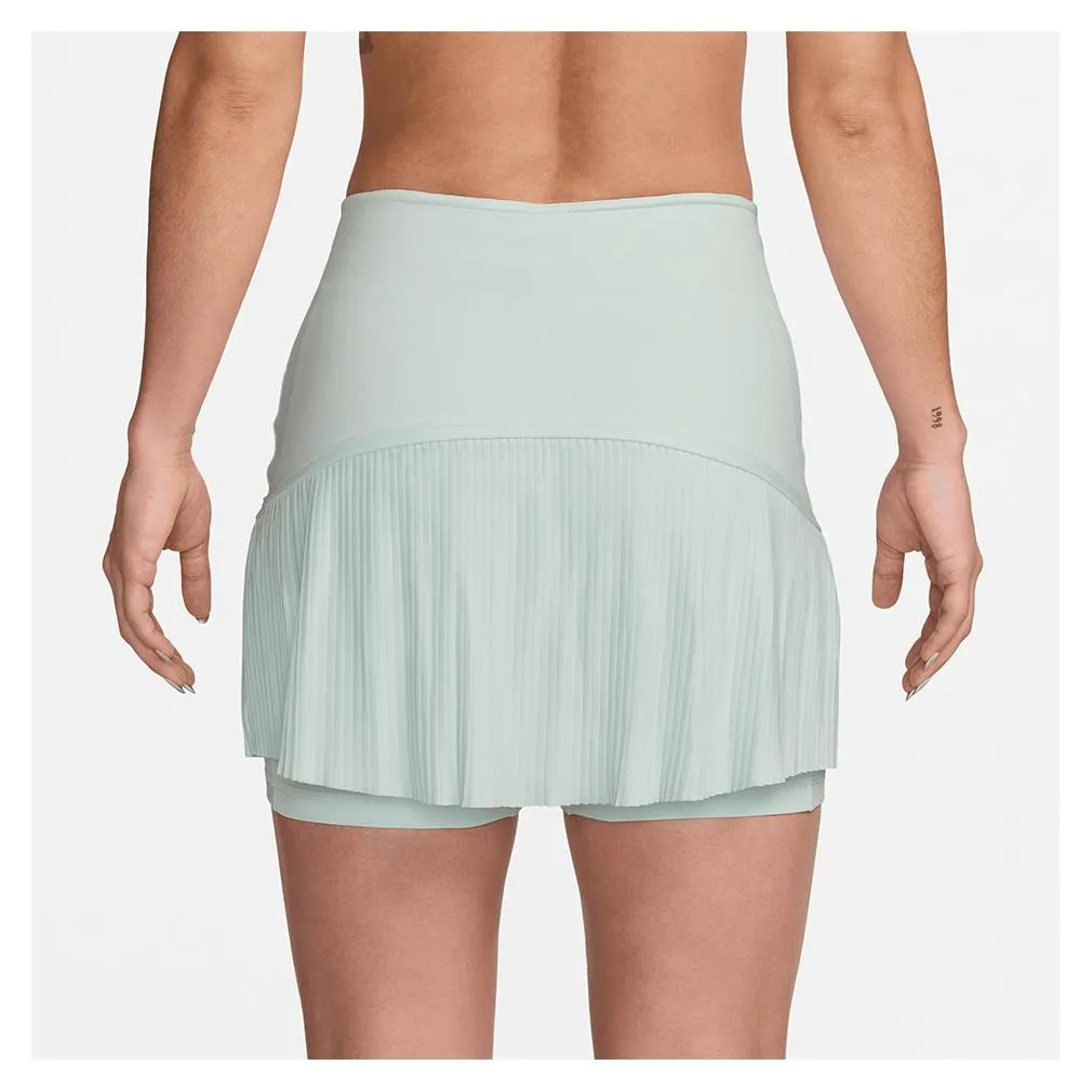 Women's Dri-Fit Advantage Tennis Skort Barely Green and Black