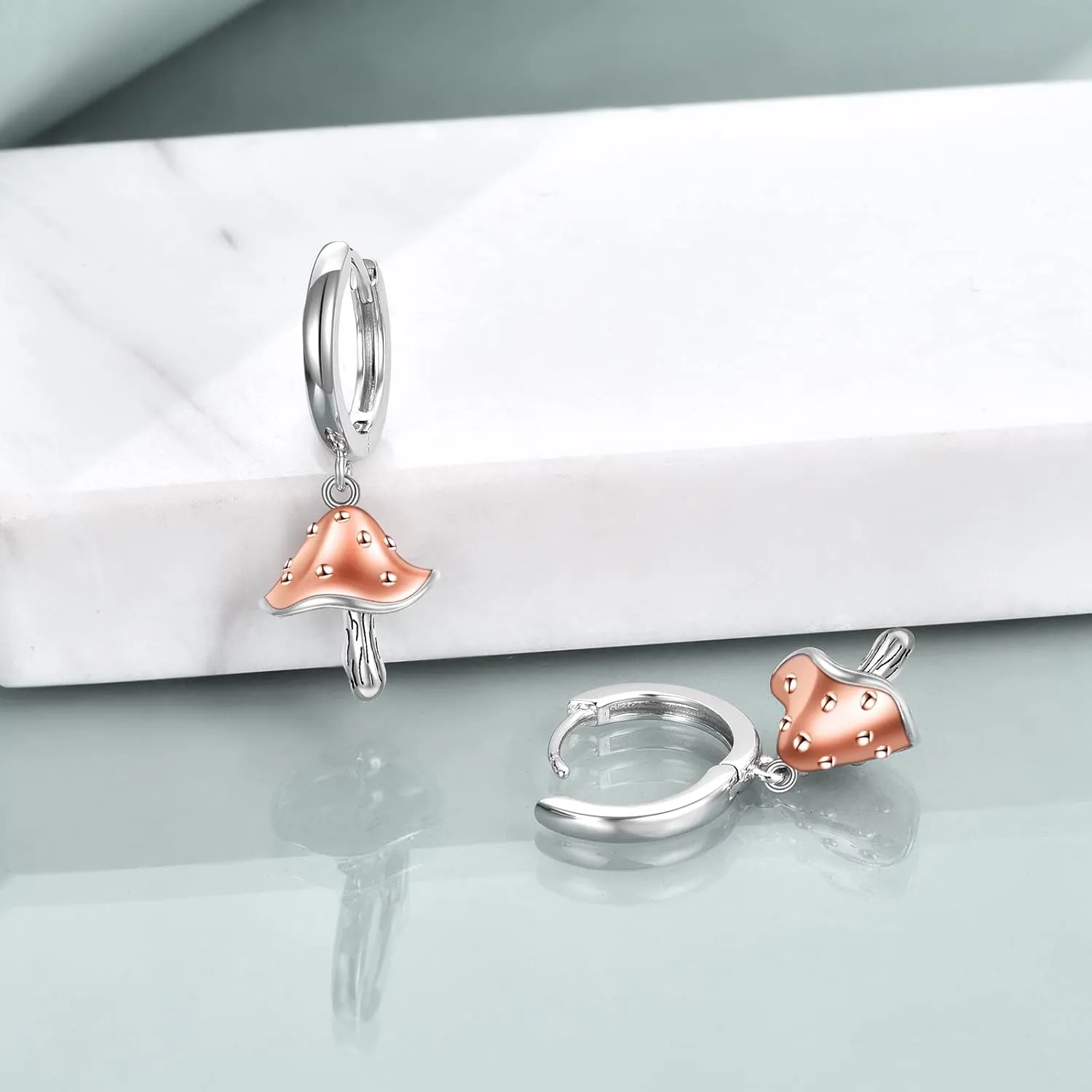 YFN Hoop Earrings with Cat Hummingbird Bird Horse Snake Mountain Dinosaur Earrings Sterling Silver for Sensitive Ears Cute Animal Hoops Gifts for Women