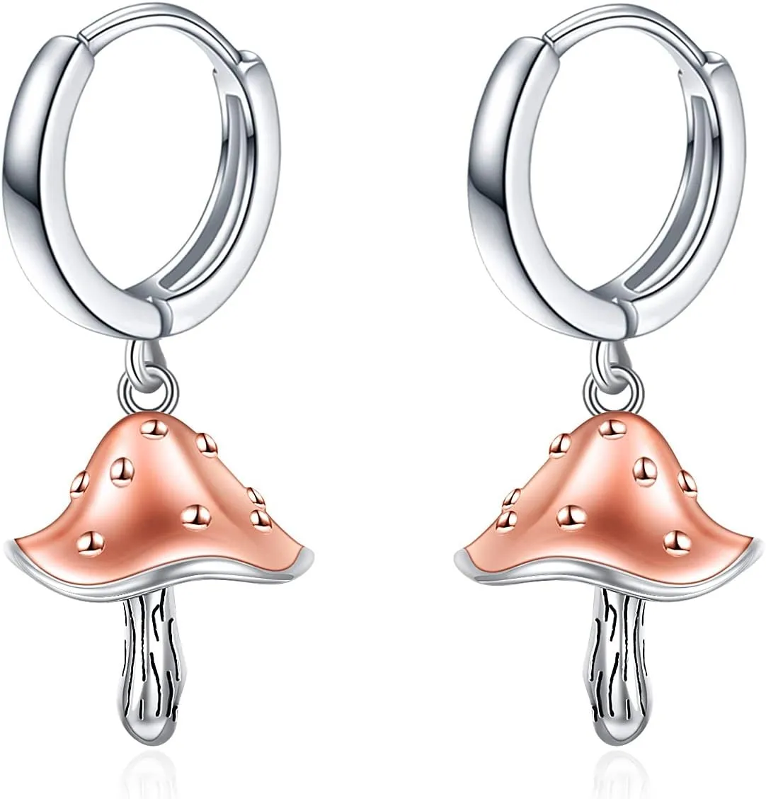 YFN Hoop Earrings with Cat Hummingbird Bird Horse Snake Mountain Dinosaur Earrings Sterling Silver for Sensitive Ears Cute Animal Hoops Gifts for Women